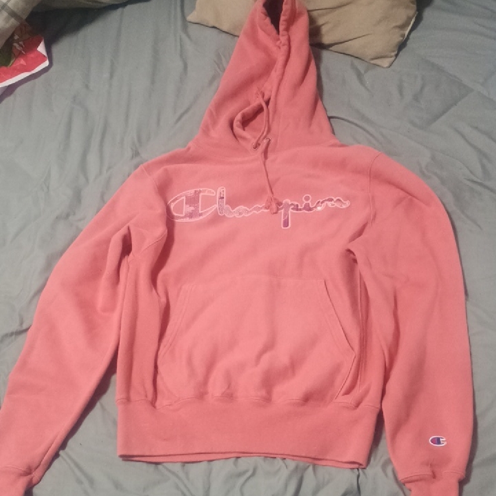 Champion Women's Coral Hoodie Sweater